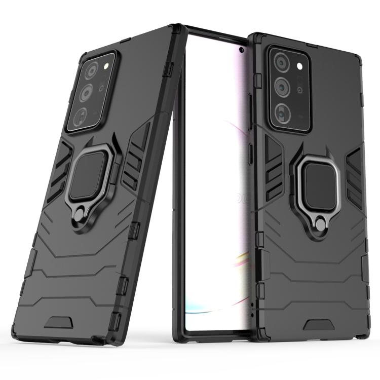 

For Samsung Galaxy Note20 Plus PC + TPU Anti-fall Protective Case with Ring Holder(Black)