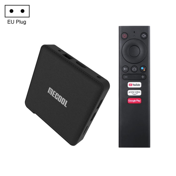 

MECOOL KM1 4K Ultra HD Smart Android 9.0 Amlogic S905X3 TV Box with Remote Controller, 4GB+64GB, Support Dual Band WiFi 2T2R/HDMI/TF Card/LAN, EU Plug