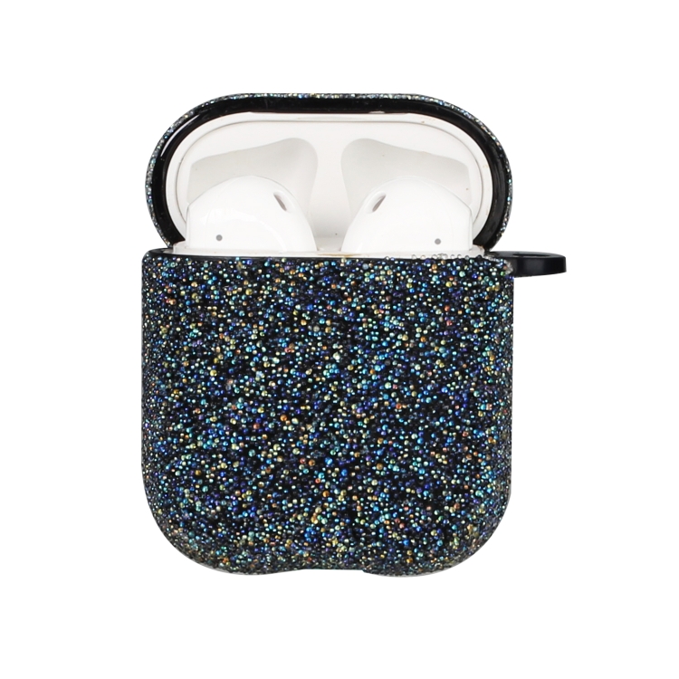 

For AirPods 1 / 2 Bubble Beads Earphone Protective Case(Black)