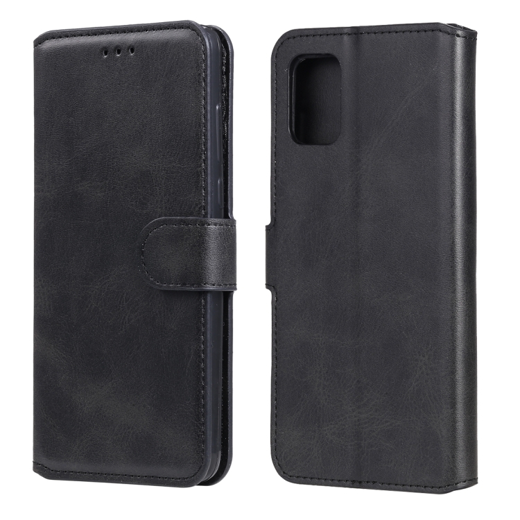 

For Samsung Galaxy A71 5G Classic Calf Texture PU + TPU Horizontal Flip Leather Case, with Holder & Card Slots & Wallet(Black)