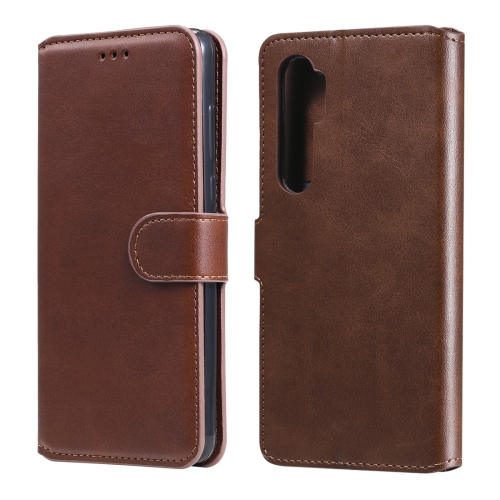 

For Xiaomi Mi Note 10 Lite Classic Calf Texture PU + TPU Horizontal Flip Leather Case, with Holder & Card Slots & Wallet(Brown)