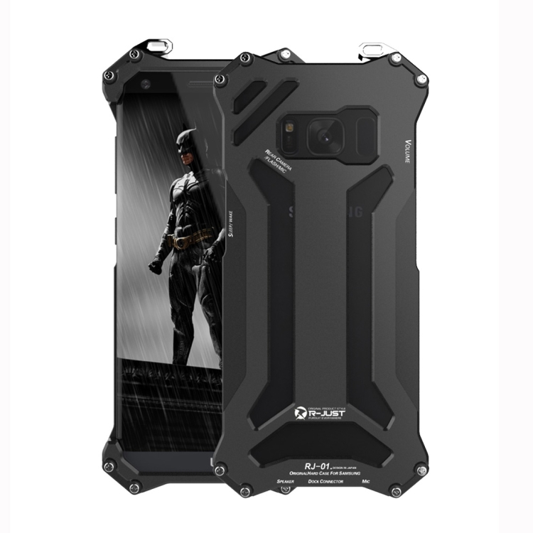 

For Samsung Galaxy S8+ R-JUST Shockproof Armor Metal Protective Case(Black)