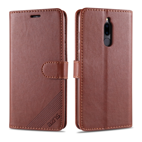 

For Xiaomi Redmi 8 / 8A AZNS Sheepskin Texture Horizontal Flip Leather Case with Holder & Card Slots & Wallet(Brown)