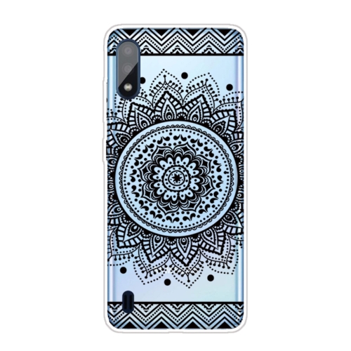 

For Samsung Galaxy A01 Coloured Drawing Pattern Highly Transparent TPU Protective Case(Mandala)