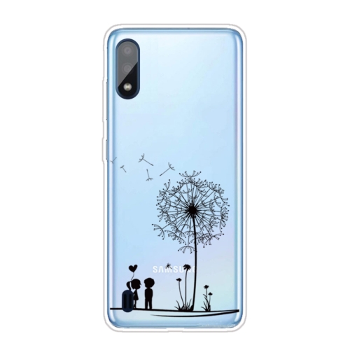 

For Samsung Galaxy A01 Coloured Drawing Pattern Highly Transparent TPU Protective Case(Dandelion)