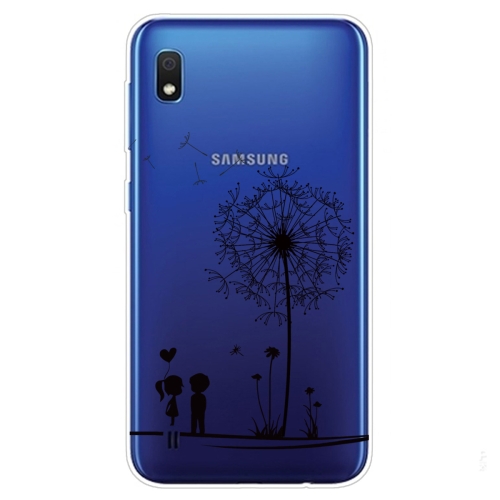 

For Samsung Galaxy A10 Coloured Drawing Pattern Highly Transparent TPU Protective Case(Dandelion)