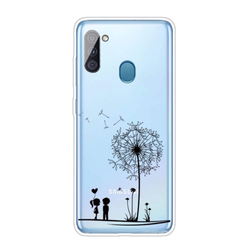

For Samsung Galaxy A11 Coloured Drawing Pattern Highly Transparent TPU Protective Case(Dandelion)