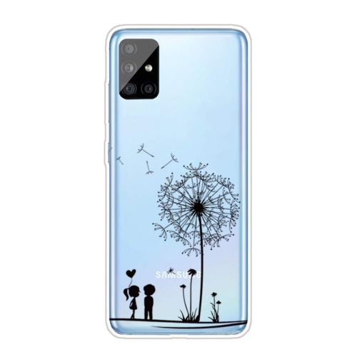 

For Samsung Galaxy A71 Coloured Drawing Pattern Highly Transparent TPU Protective Case(Dandelion)