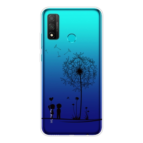 

For Huawei P Smart 2020 Coloured Drawing Pattern Highly Transparent TPU Protective Case(Dandelion)