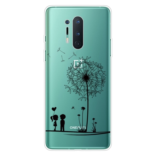 

For OnePlus 8 Pro Coloured Drawing Pattern Highly Transparent TPU Protective Case(Dandelion)