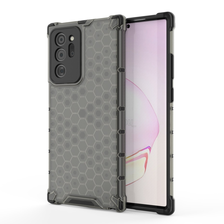 

For Samsung Galaxy Note 20+ Shockproof Honeycomb PC + TPU Protective Case(Black)