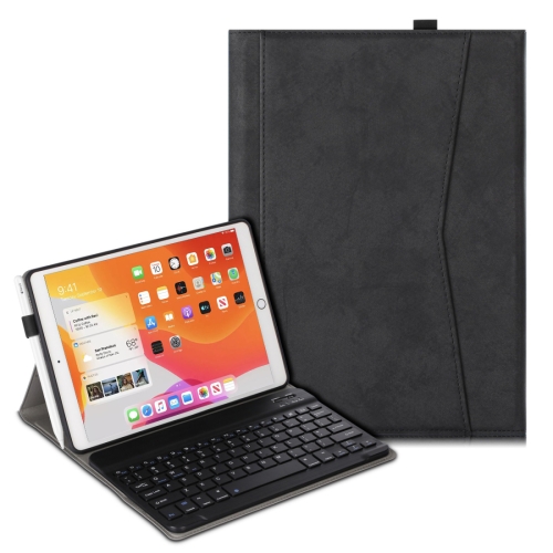 

For iPad Pro 10.5 inch Marble Cloth Texture Horizontal Flip Leather Case with Pen Slot & Holder & Keyboard(Black)