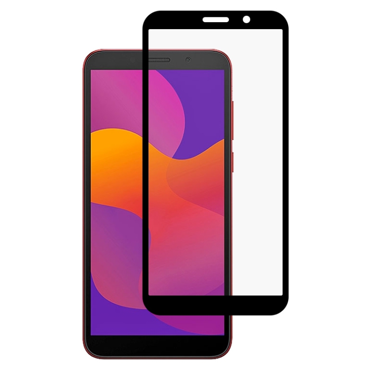 

For Huawei Honor 9S Full Glue Full Screen Tempered Glass Film(Black)