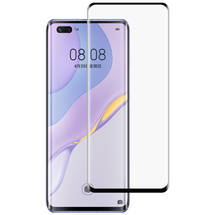 

For Huawei Nova 7 Pro Full Glue Full Screen Tempered Glass Film(Black)