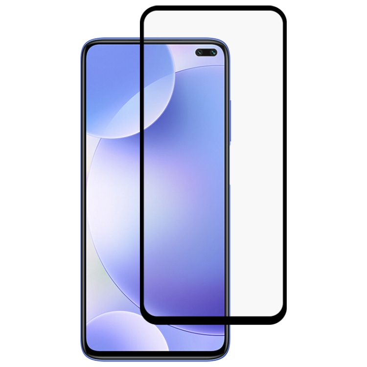 

For Xiaomi Redmi K30i Full Glue Full Screen Tempered Glass Film(Black)
