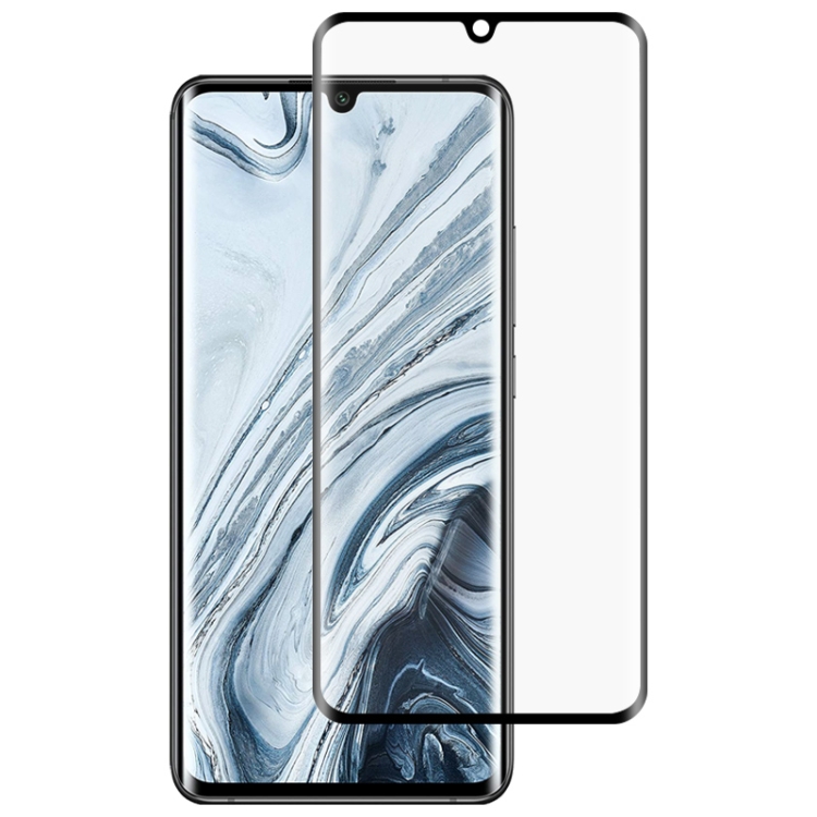 

For Xiaomi Mi Note 10 3D Curved Edge Full Screen Tempered Glass Film(Black)