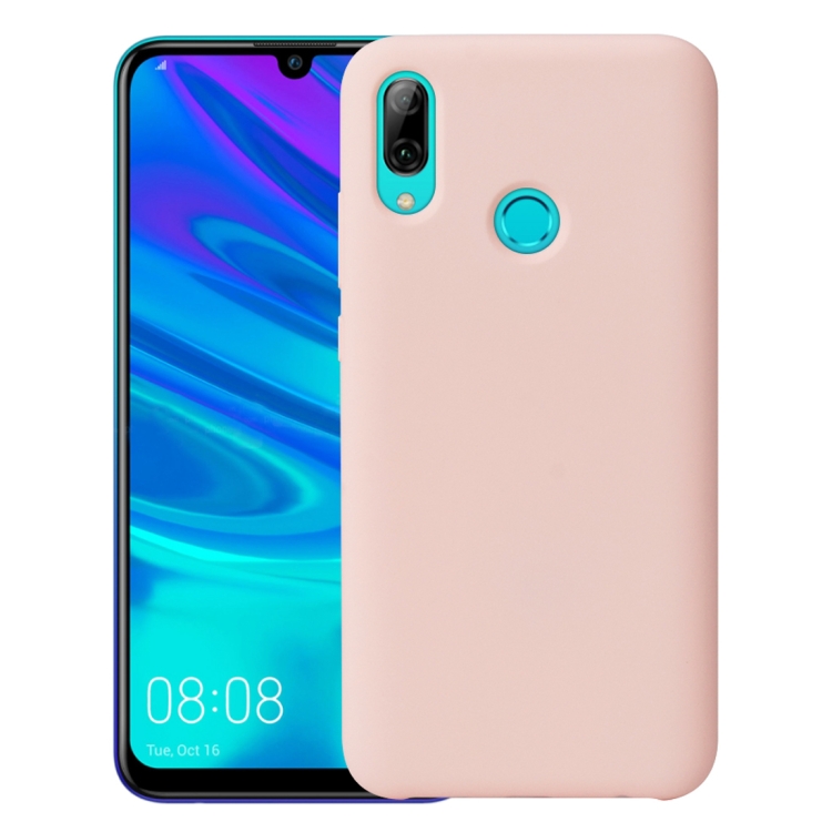 

For Huawei P Smart (2019) Shockproof Silicone + TPU Protective Case(Pink)