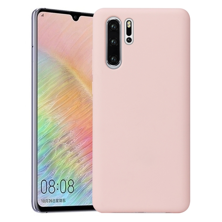 

For Huawei P30 Pro Shockproof Silicone + TPU Protective Case(Pink)