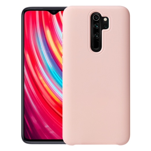 

For Xiaomi Redmi Note 8 Pro Shockproof Silicone + TPU Protective Case(Pink)