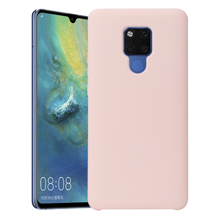 

For Huawei Mate 20 X Shockproof Silicone + TPU Protective Case(Pink)