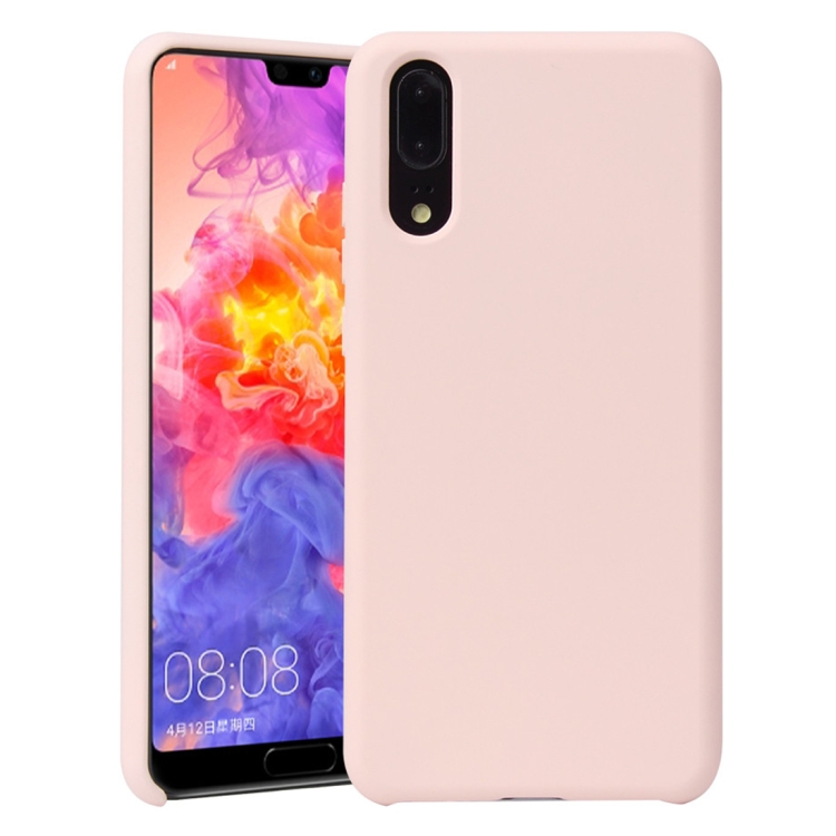

For Huawei P20 Pro Shockproof Silicone + TPU Protective Case(Pink)
