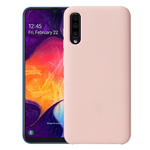 

For Samsung Galaxy A30s Shockproof Silicone + TPU Protective Case(Pink)
