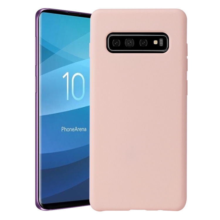 

For Samsung Galaxy S10e Shockproof Silicone + TPU Protective Case(Pink)