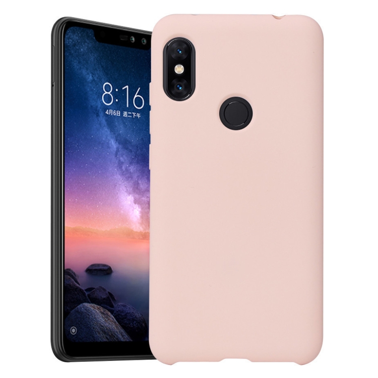 

For Xiaomi Mi 8 Shockproof Silicone + TPU Protective Case(Pink)
