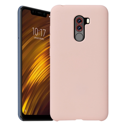 

For Xiaomi Pocophone F1 Shockproof Silicone + TPU Protective Case(Pink)