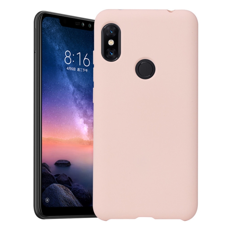 

For Xiaomi Mi Max 3 Shockproof Silicone + TPU Protective Case(Pink)