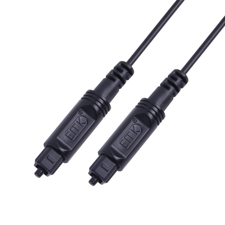

1.5m EMK OD2.2mm Digital Audio Optical Fiber Cable Plastic Speaker Balance Cable(Black)