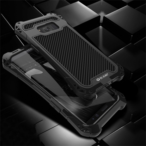 

For Samsung Galaxy S8 R-JUST AMIRA Shockproof Dustproof Waterproof Metal Protective Case(Black)