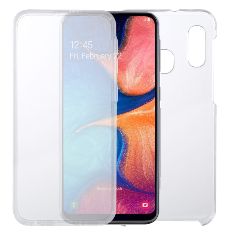 

For Samsung Galaxy A20e PC+TPU Ultra-Thin Double-Sided All-Inclusive Transparent Case