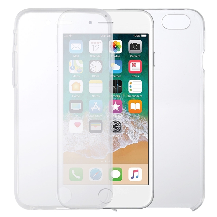 

For iPhone 6 & 6s PC+TPU Ultra-Thin Double-Sided All-Inclusive Transparent Case