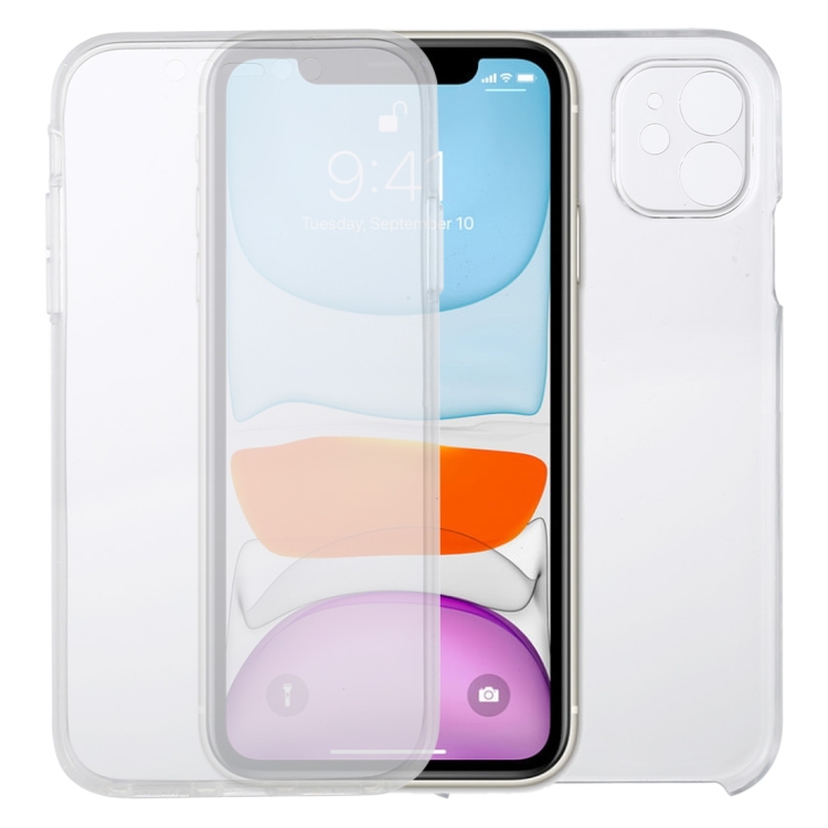 

For iPhone 11 PC+TPU Ultra-Thin Double-Sided All-Inclusive Transparent Case
