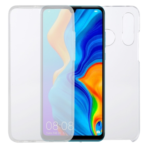 

For Huawei P30 Lite PC+TPU Ultra-Thin Double-Sided All-Inclusive Transparent Case