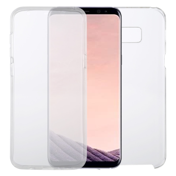 

For Samsung Galaxy S8+ PC+TPU Ultra-Thin Double-Sided All-Inclusive Transparent Case