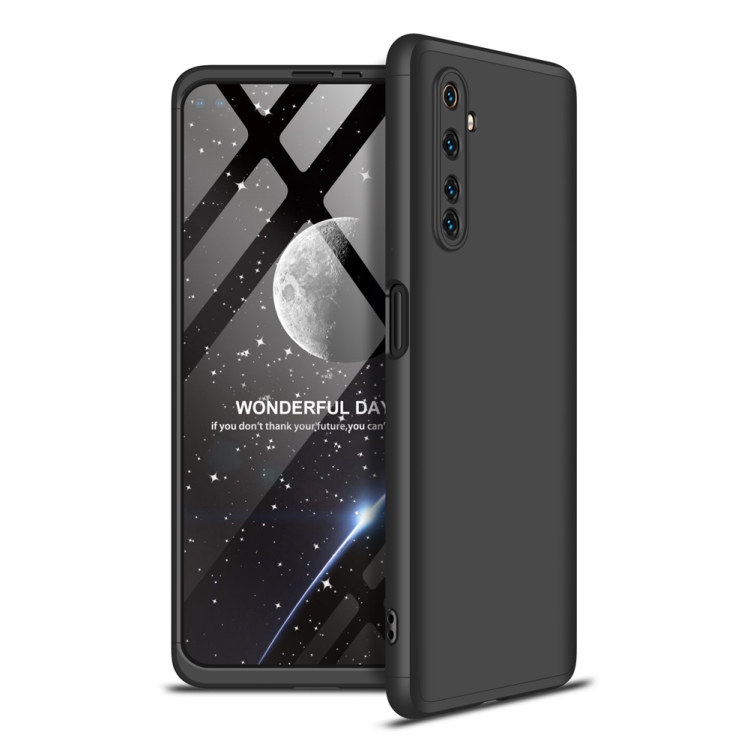 

For OPPO Realme 6 Pro GKK Three Stage Splicing Full Coverage PC Protective Case(Black)