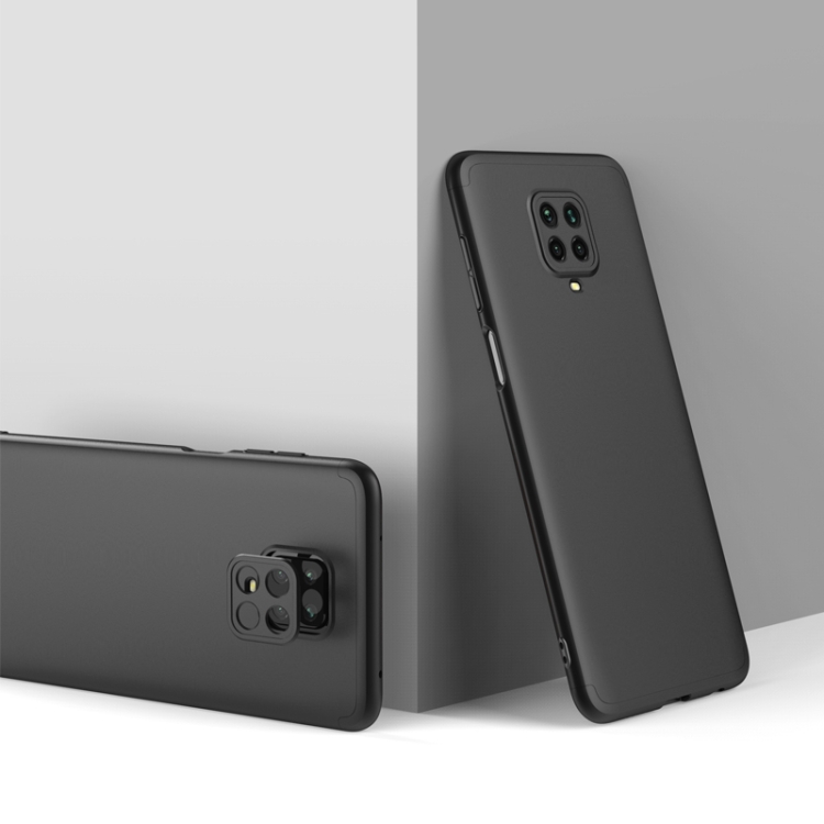 

For Xiaomi Redmi Note 9 Pro GKK Three Stage Splicing Full Coverage PC Protective Case(Black)