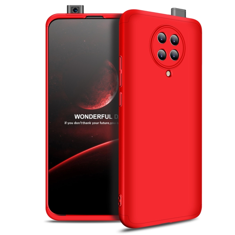 

For Xiaomi Redmi K30 Pro GKK Three Stage Splicing Full Coverage PC Protective Case(Red)