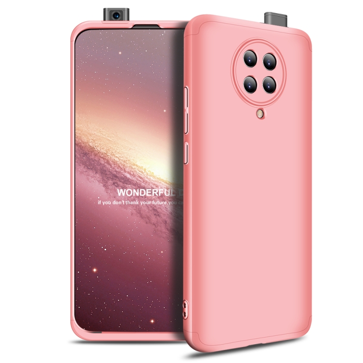 

For Xiaomi Redmi K30 Pro GKK Three Stage Splicing Full Coverage PC Protective Case(Rose Gold)