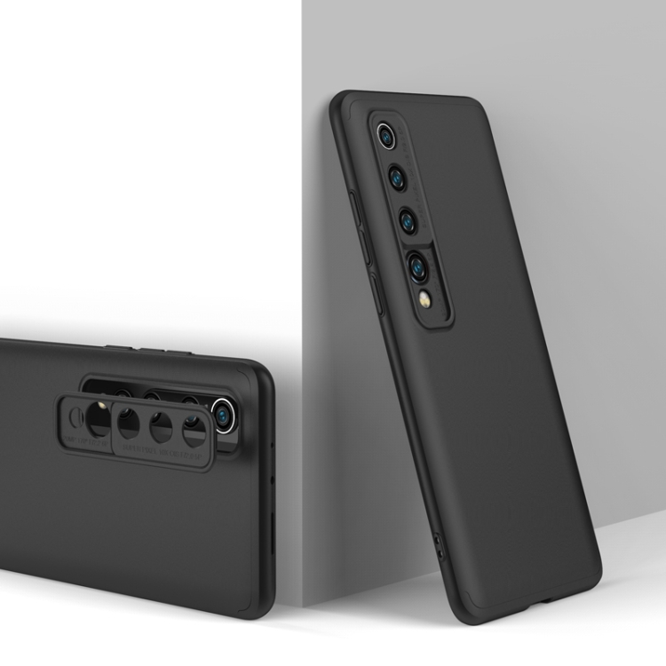 

For Xiaomi Mi 10 GKK Three Stage Splicing Full Coverage PC Protective Case(Black)