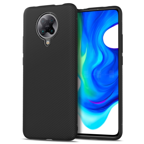 

For Xiaomi Pocophone F2 Pro / K30 Pro Lenuo Leshen Series Stripe Texture TPU Case(Black)