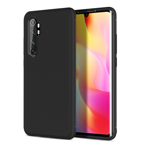 

For Xiaomi Note 10 Lite Lenuo Leshen Series Stripe Texture TPU Case(Black)