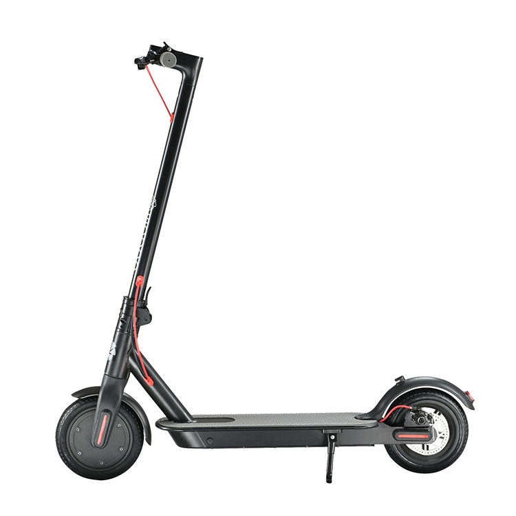 

4.4A 8.5 inch Two-wheel Electric Scooter Foldable Electric Car Adult Mini Scooter with Front Light(Black)