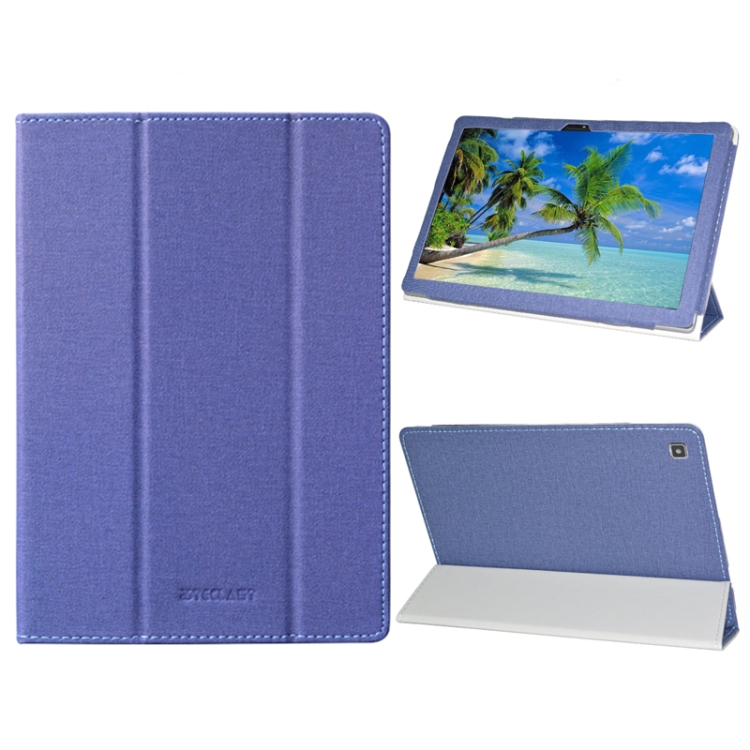 

For Teclast P20HD Ordinary Horizontal Flip PU Leather Protective Case with Bracket(Blue)