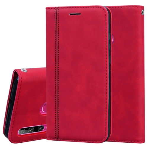 

For Huawei Honor 10i / 20i Frosted Business Magnetic Horizontal Flip PU Leather Case with Holder & Card Slot & Lanyard(Red)