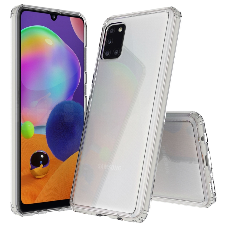 

For Samsung Galaxy A31 Shockproof Scratchproof TPU + Acrylic Protective Case(Transparent)