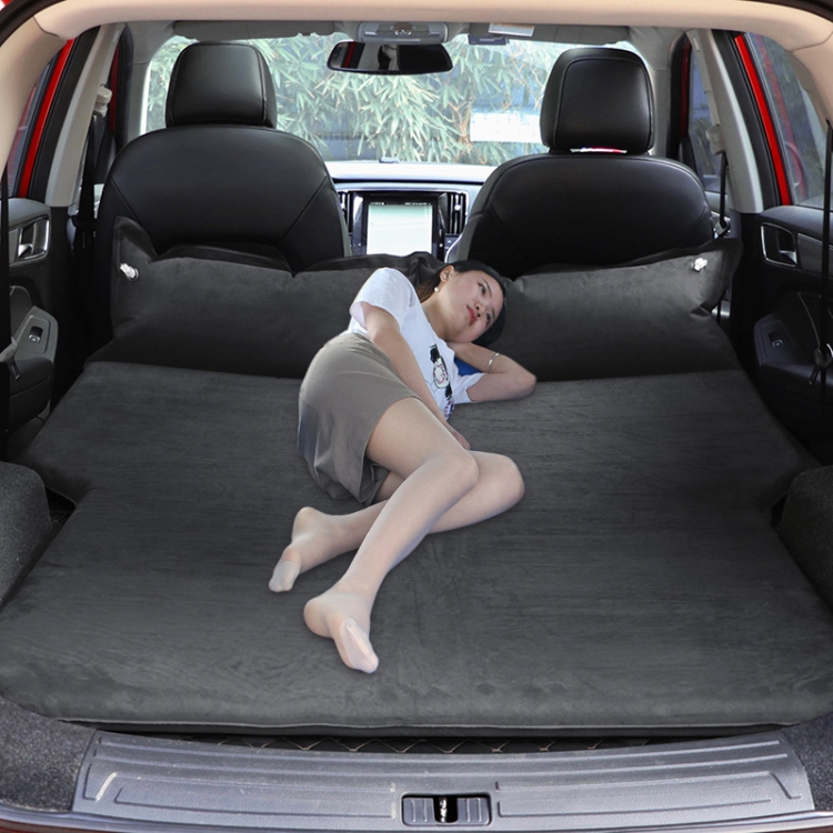 

Universal Car Suede Sleeping Mat Mattress Off-road SUV Trunk Travel Inflatable Mattress Air Bed, Size:195 x 130 x 109cm(Black)