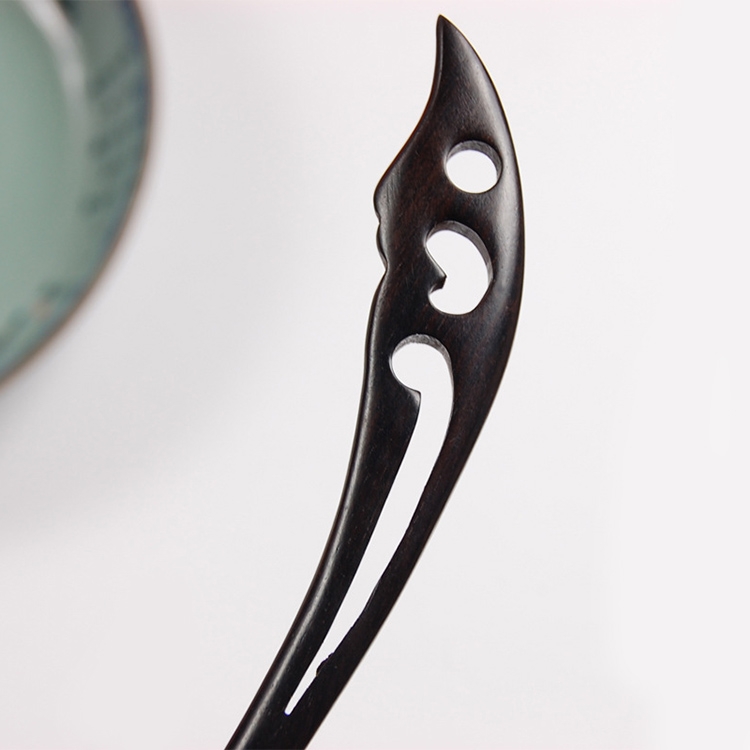 

Classical Sandalwood Hairpin Hair Ornaments with Gift Box, Gift Box Random Color Delivery(Moon Ebony)